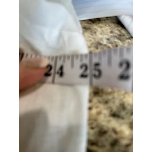 Women's Bruno White Linen Button Down Shirt L - Picture 4 of 9